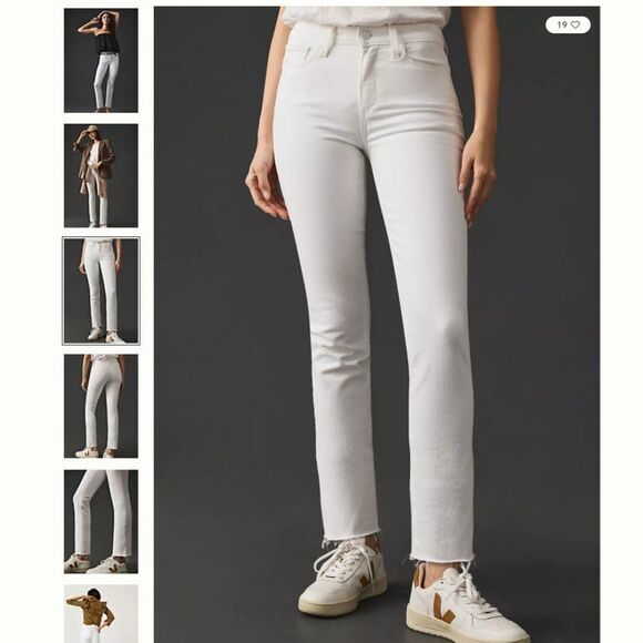 PAIGE CINDY HIGH-RISE CROPPED JEANS NWT - Picture 2 of 5